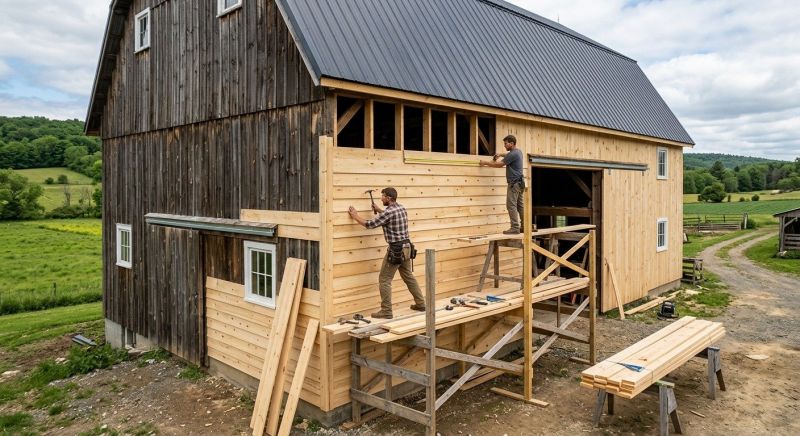 Barn Siding Installation in Lynchburg, TN