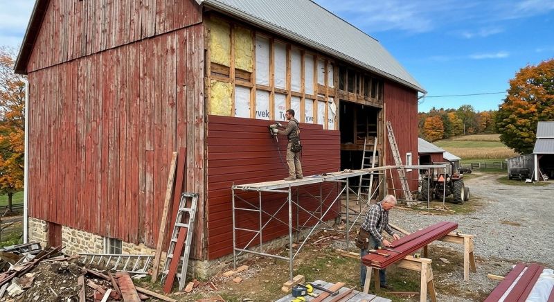 Barn Siding Replacement in Coffee County, TN