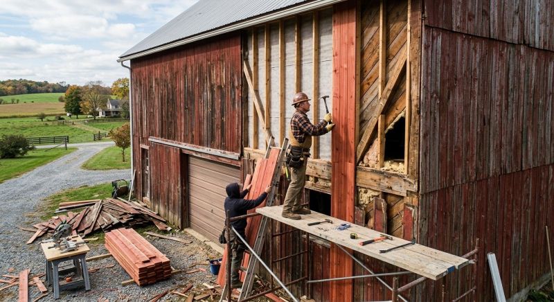 Barn Siding Replacement in Lynchburg, TN