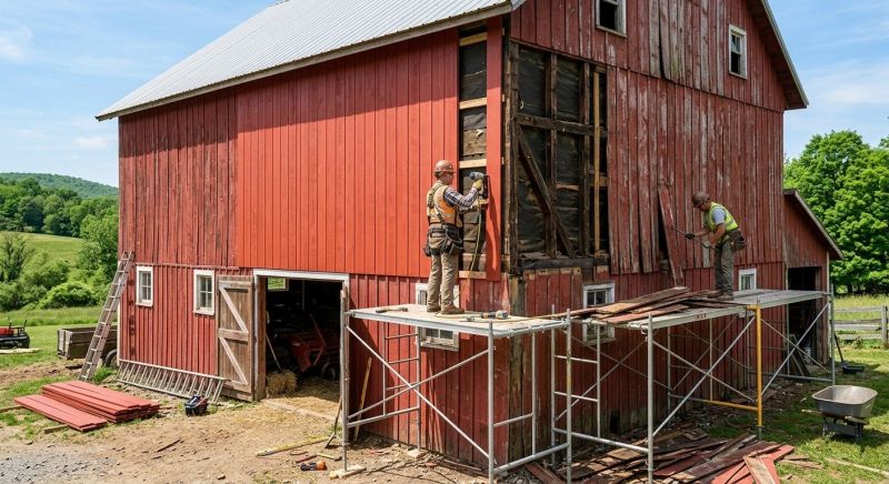 Barn Siding Replacement in Morrison, TN