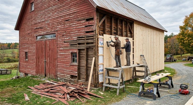 Barn Siding Replacement in Winchester, TN