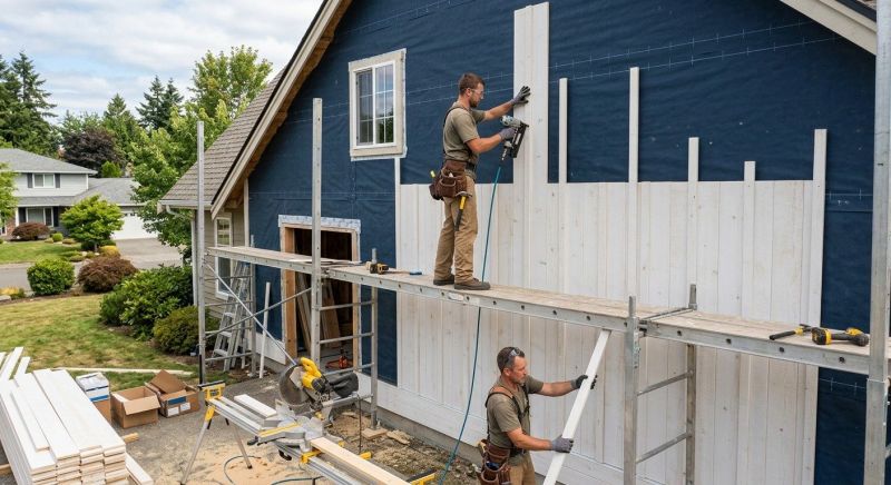 Batten Siding Installation in Lynchburg, TN