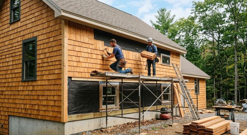 Cedar Siding Installation in Hillsboro, TN
