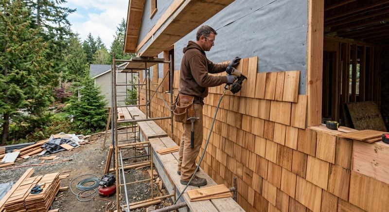 Cedar Siding Installation in Lynchburg, TN