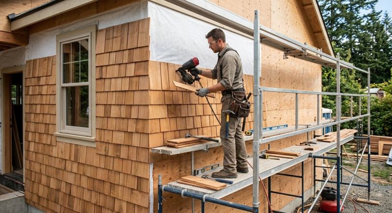 Cedar Siding Installation in Wartrace, TN