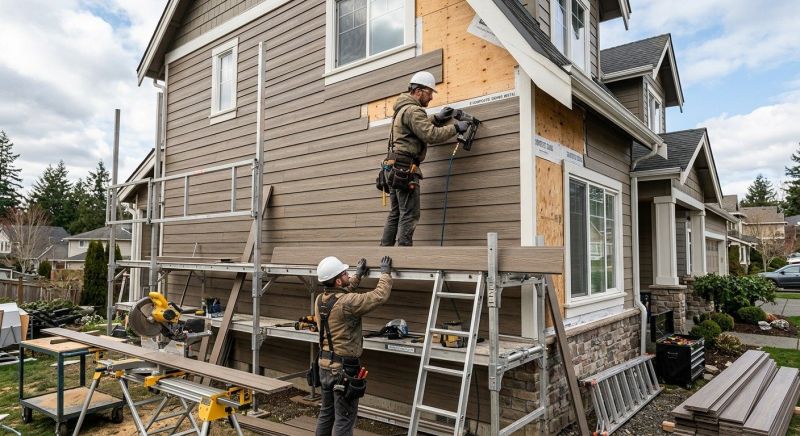 Composite Siding Installation in Morrison, TN