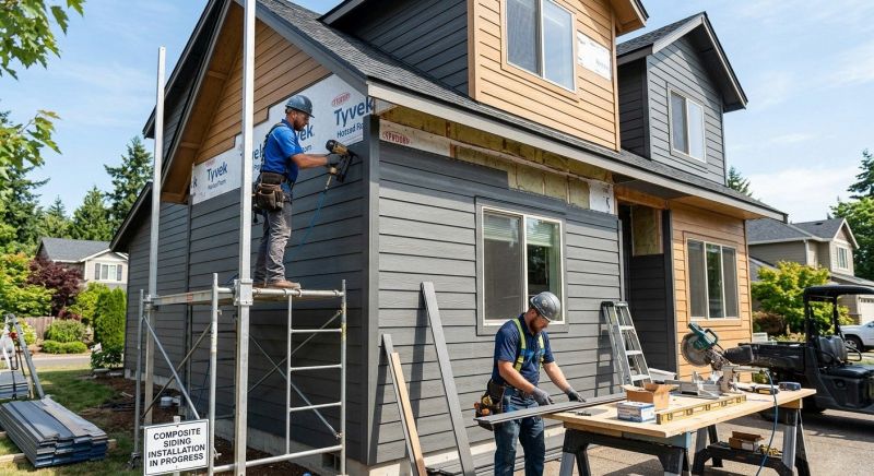 Composite Siding Installation in Winchester, TN
