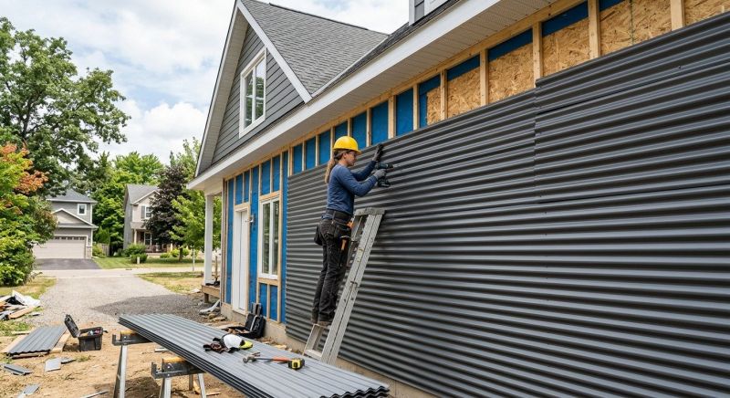 Corrugated Siding Installation in Tullahoma, TN