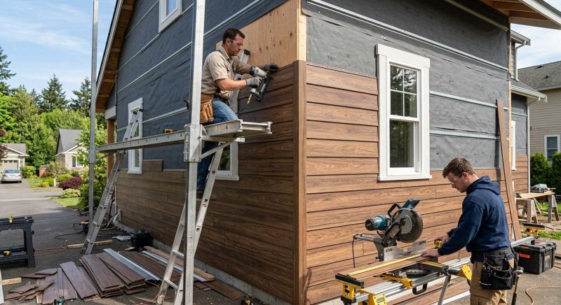 Faux Wood Siding Installation in Belvidere, TN