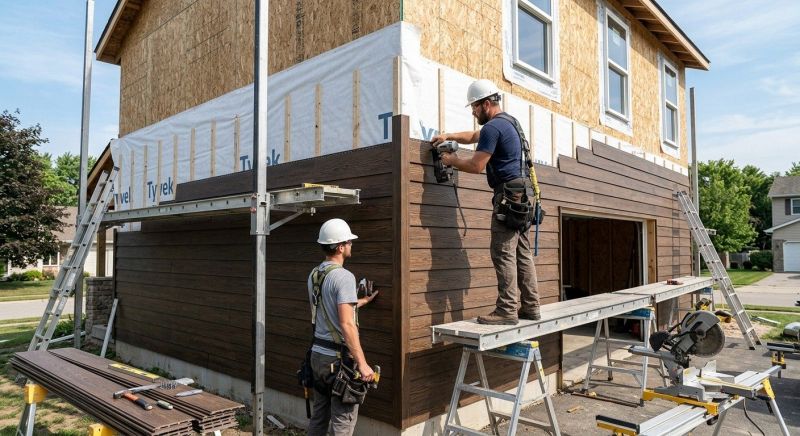 Faux Wood Siding Installation in Hillsboro, TN
