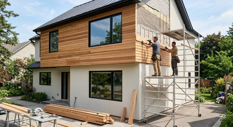 Faux Wood Siding Installation in Hillsboro, TN