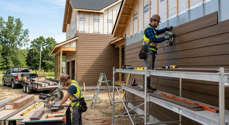 Faux Wood Siding Installation in Tullahoma, TN