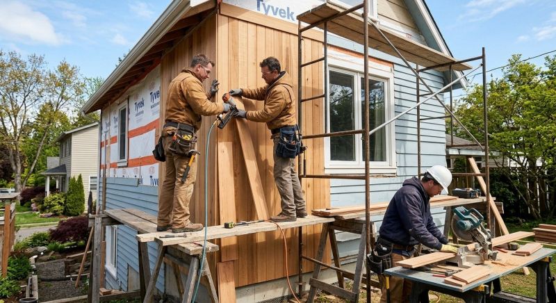 Hardwood Siding Installation in Belvidere, TN