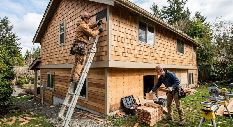 Hardwood Siding Installation in Franklin County, TN