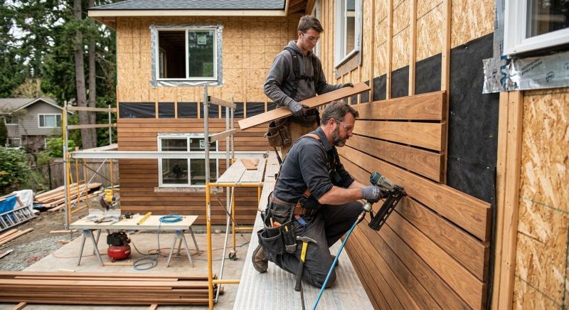 Hardwood Siding Installation in Hillsboro, TN