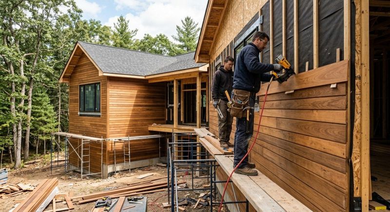 Hardwood Siding Installation in Wartrace, TN