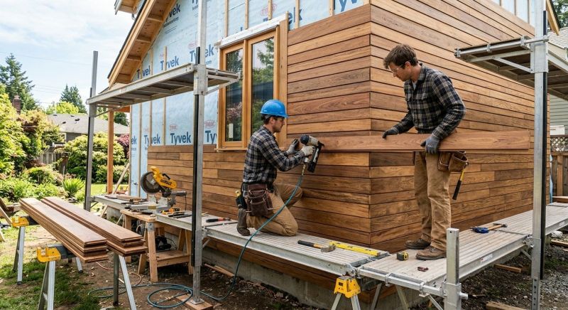 Hardwood Siding Installation in Winchester, TN