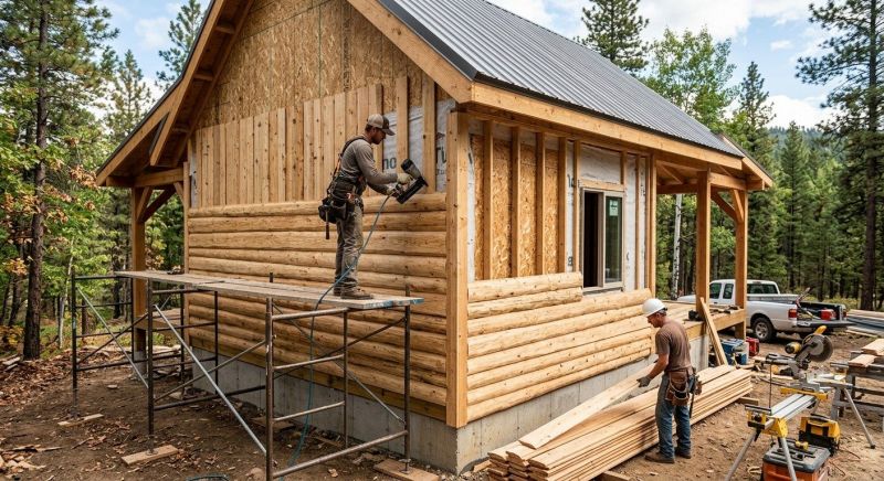 Log Siding Installation in Belvidere, TN