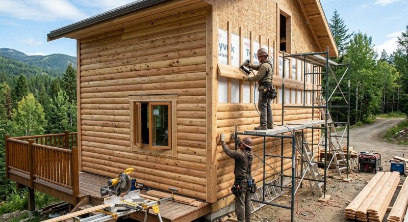 Log Siding Installation in Tullahoma, TN