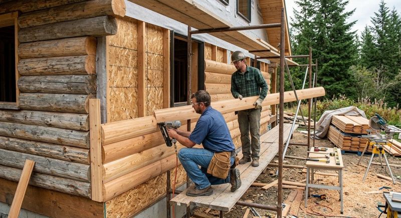 Log Siding Installation in Lynchburg, TN