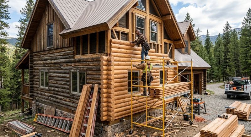 Log Siding Installation in Morrison, TN
