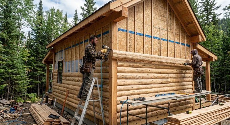 Log Siding Installation in Wartrace, TN