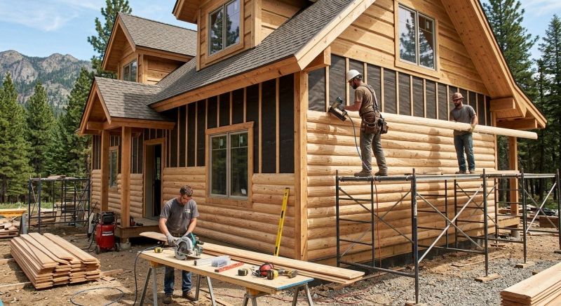 Log Siding Replacement in Tullahoma, TN