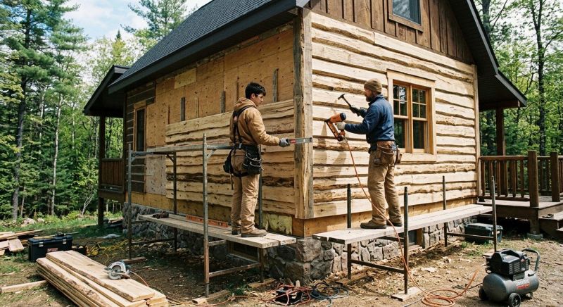 Log Siding Replacement in Tullahoma, TN