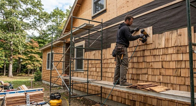 Shake Siding Installation in Wartrace, TN