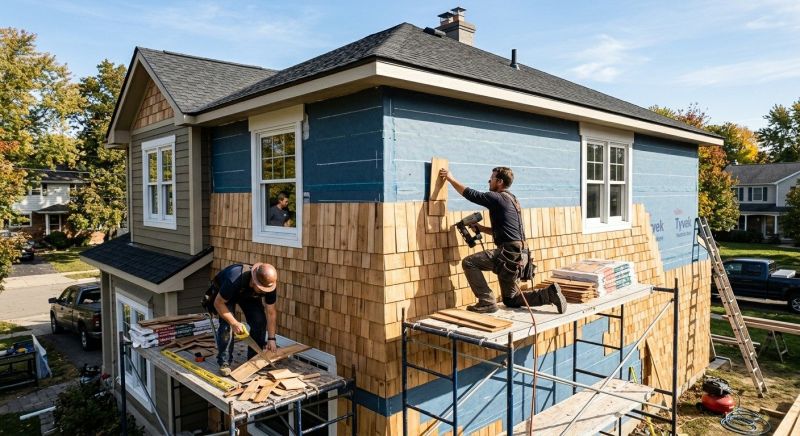 Shingle Siding Installation in Tullahoma, TN