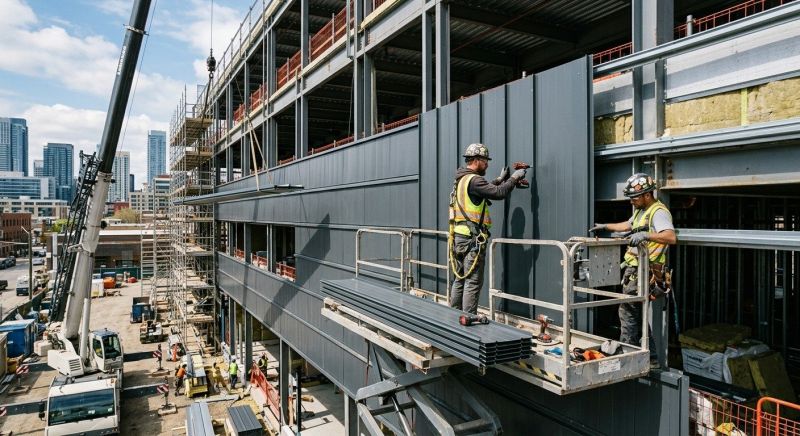 Steel Cladding Installation in Tullahoma, TN