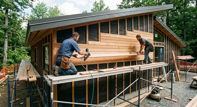 Wood Cladding Installation in Franklin County, TN