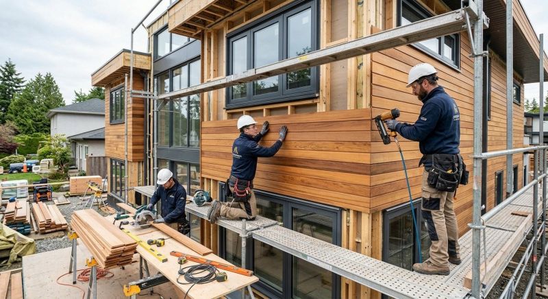 Wood Cladding Installation in Franklin County, TN