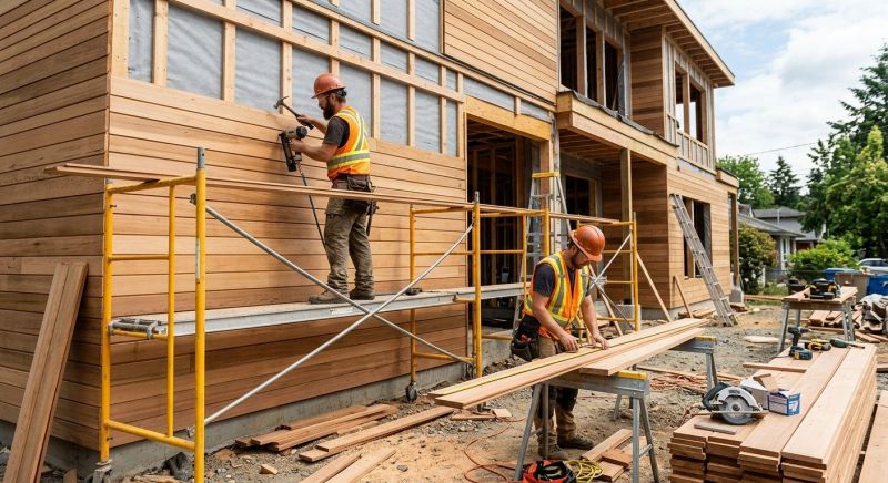 Wood Cladding Installation in Shelbyville, TN
