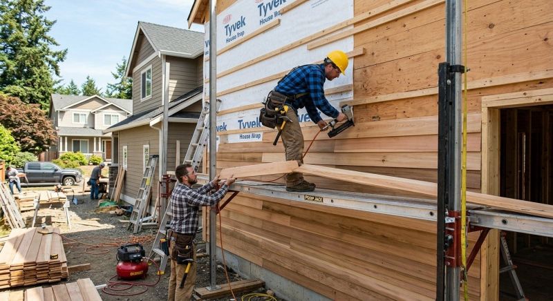Wood Plank Siding Installation in Tullahoma, TN